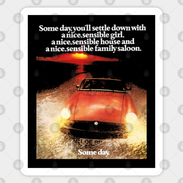 MGB - advert Magnet by Throwback Motors